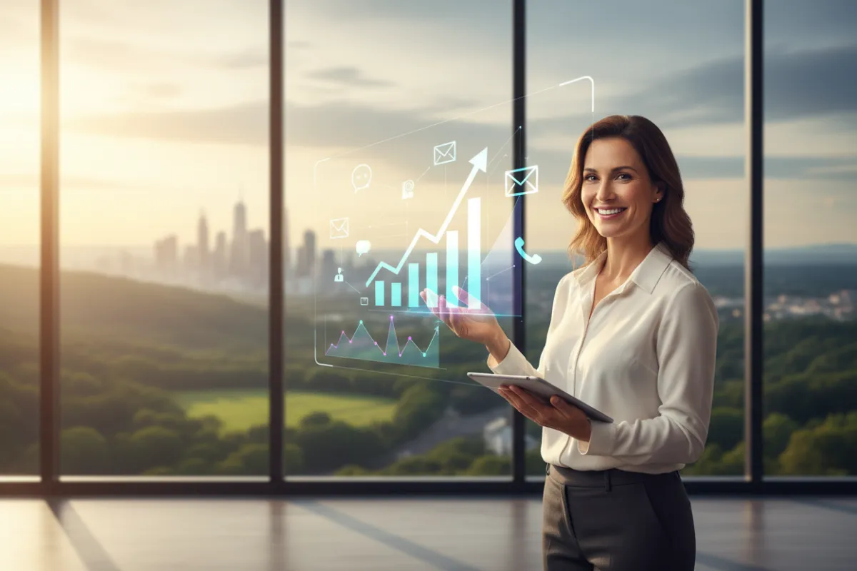 Small business owner testimonial about multi-channel nurture success and improved close rates.