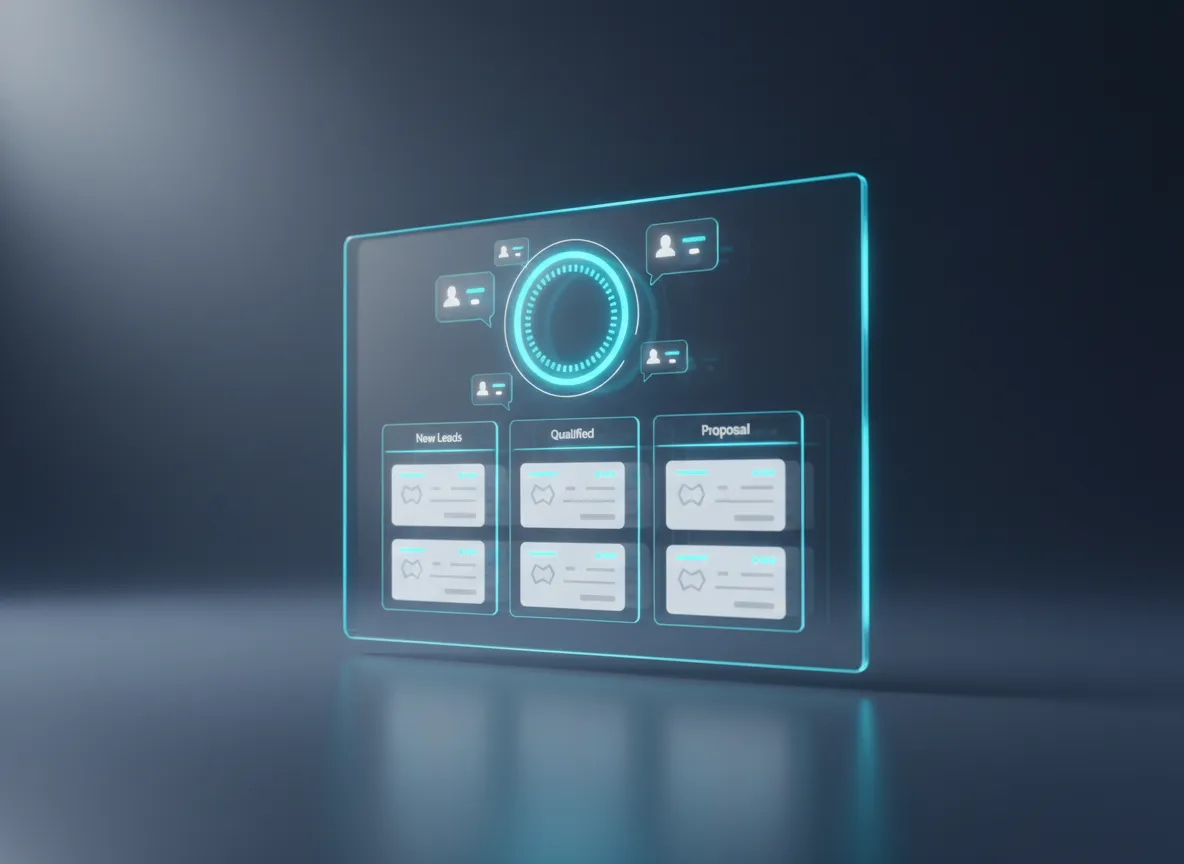 Lead notification and response timer dashboard visualization