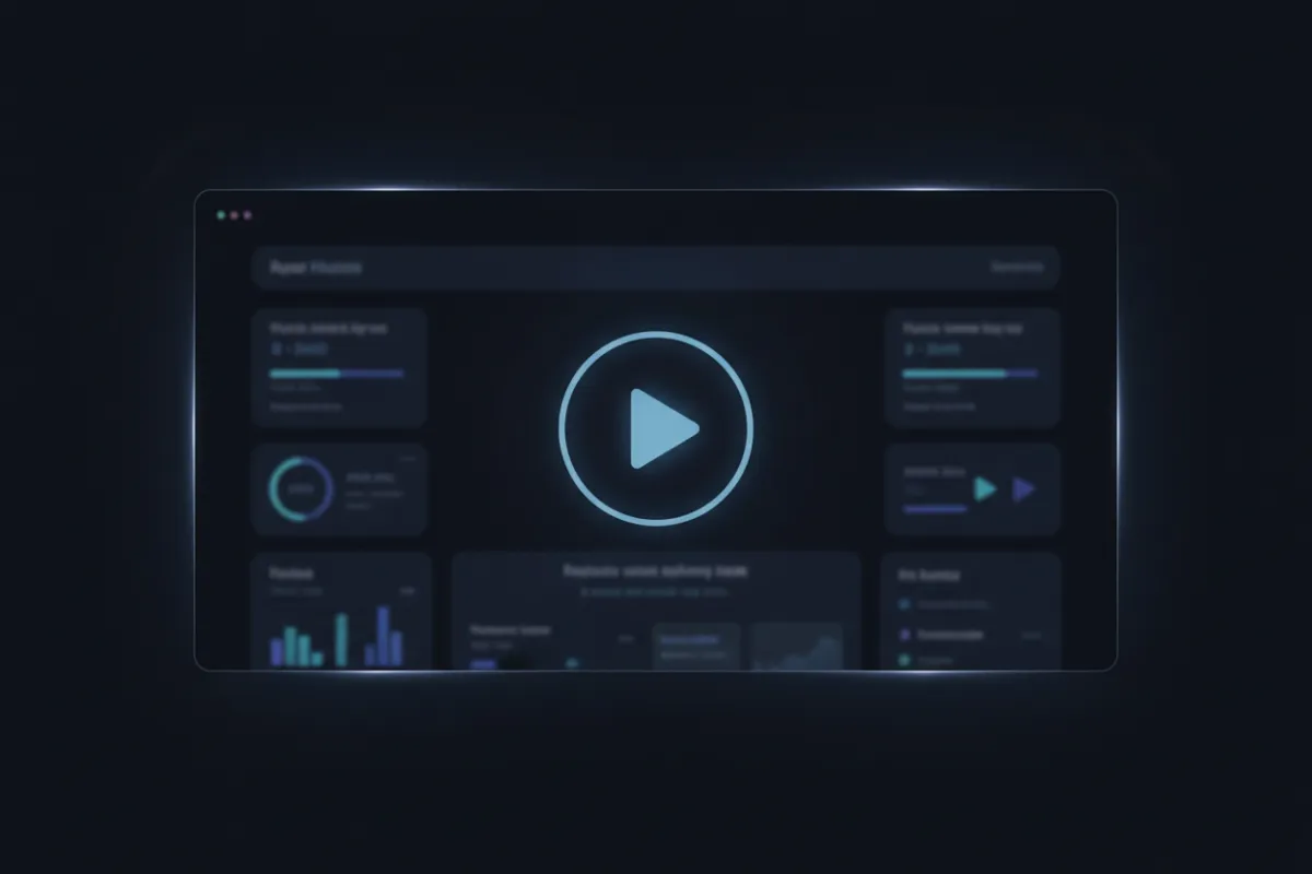 FollowSuite demo thumbnail showing a clean dashboard with a play icon