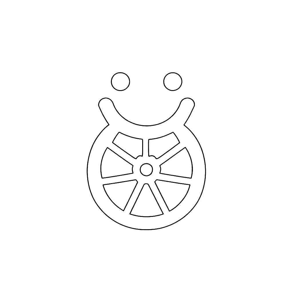 Wheeelix electric art car logo