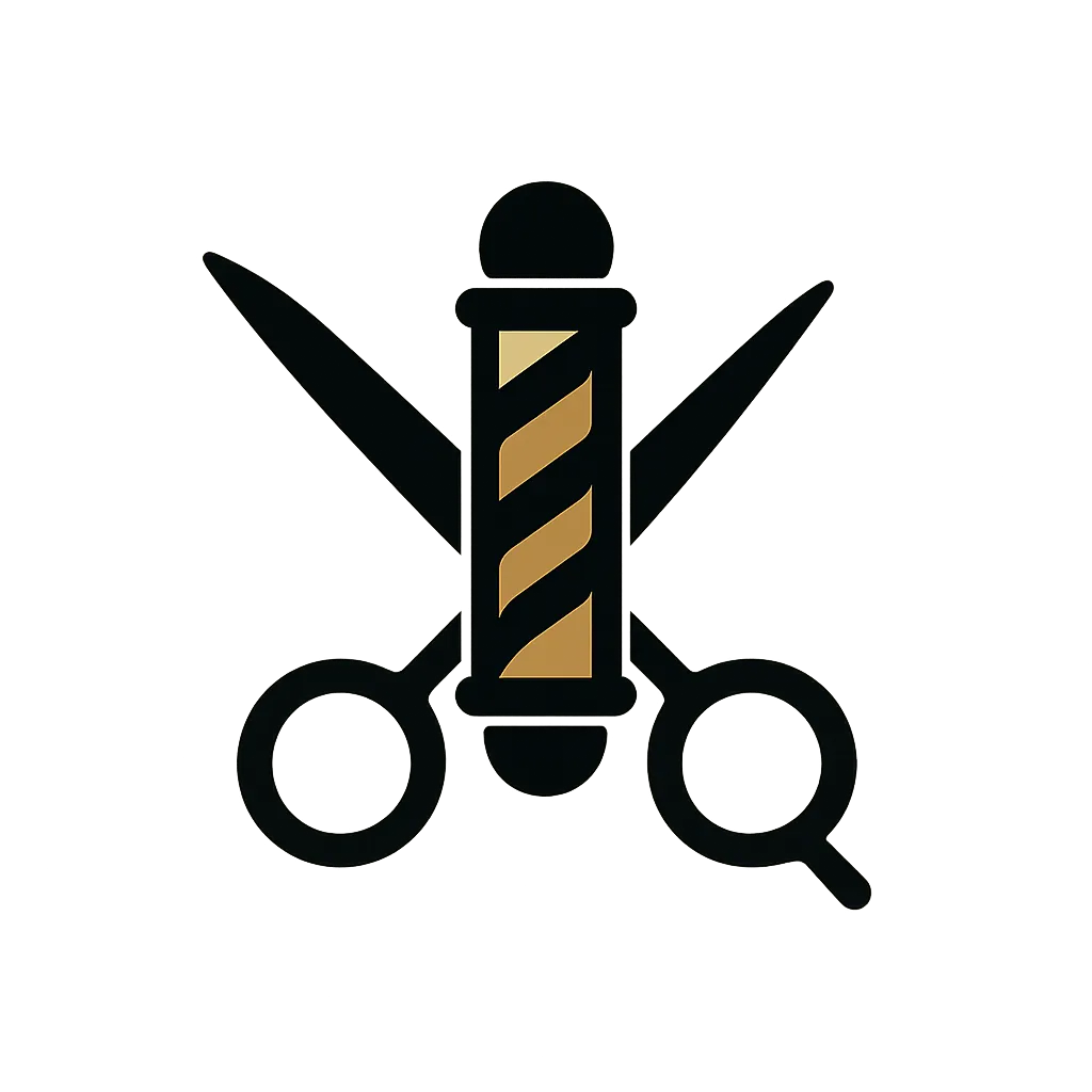 Manyback Barbershop Logo