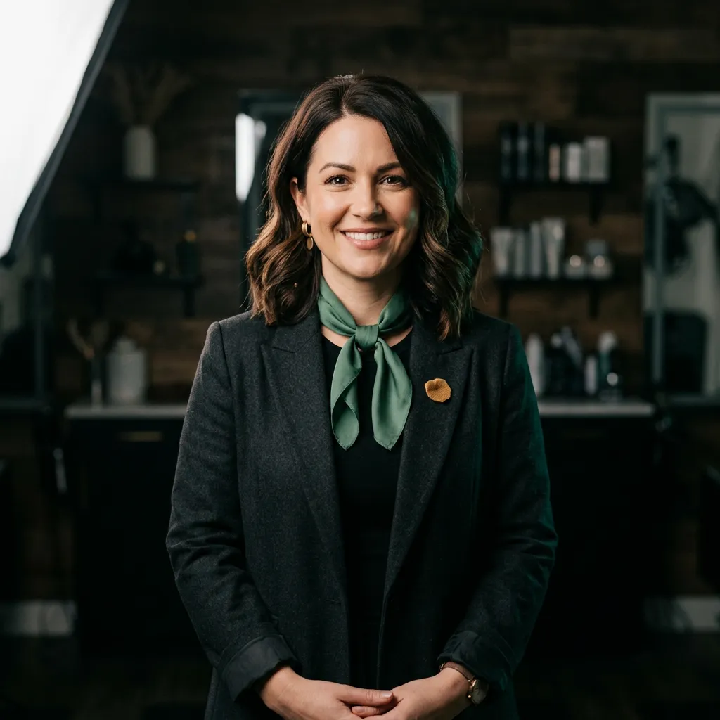 [HAIRSTYLIST PHOTO] Professional portrait of hair stylist