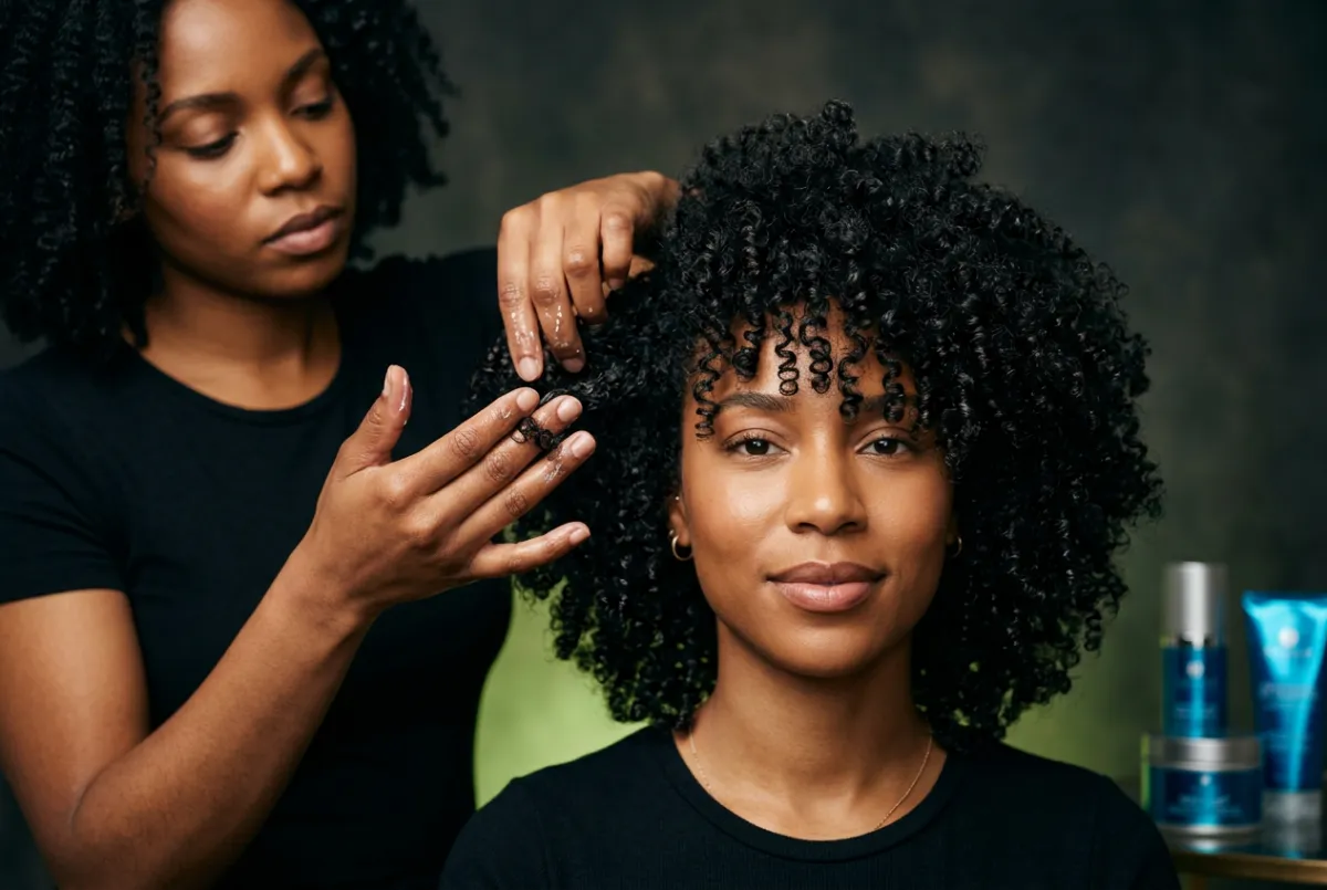 Natural hair texture care and moisture definition