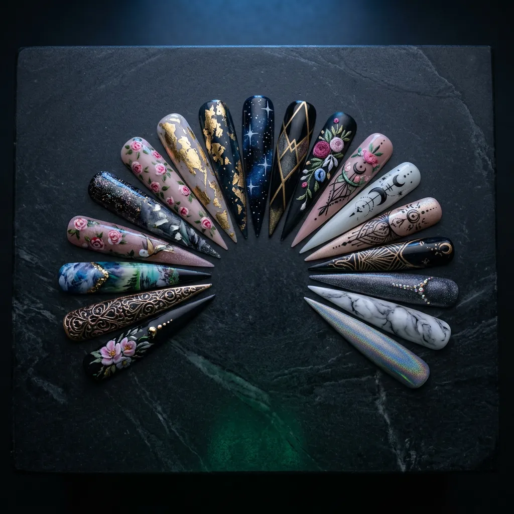 Custom nail design by Shonna's Nails and More