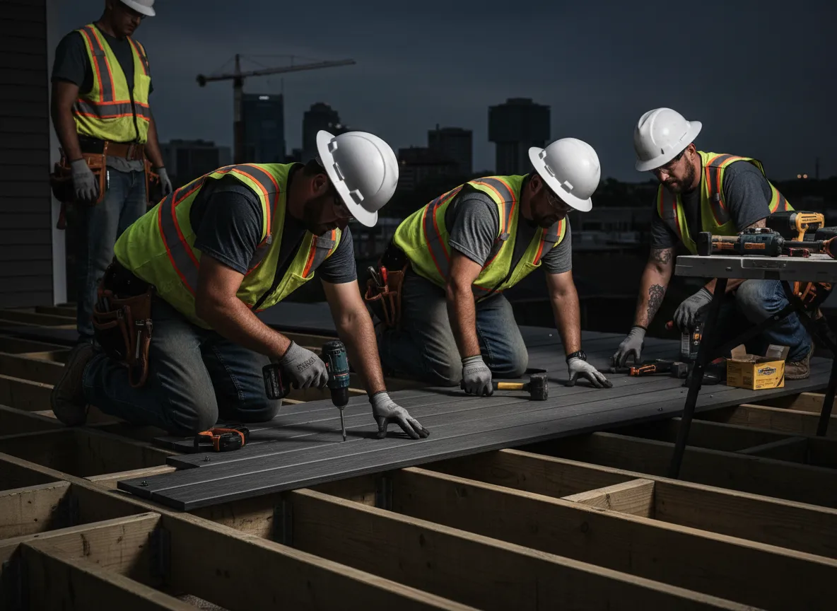 Trex deck installation Nashville by professional contractor team