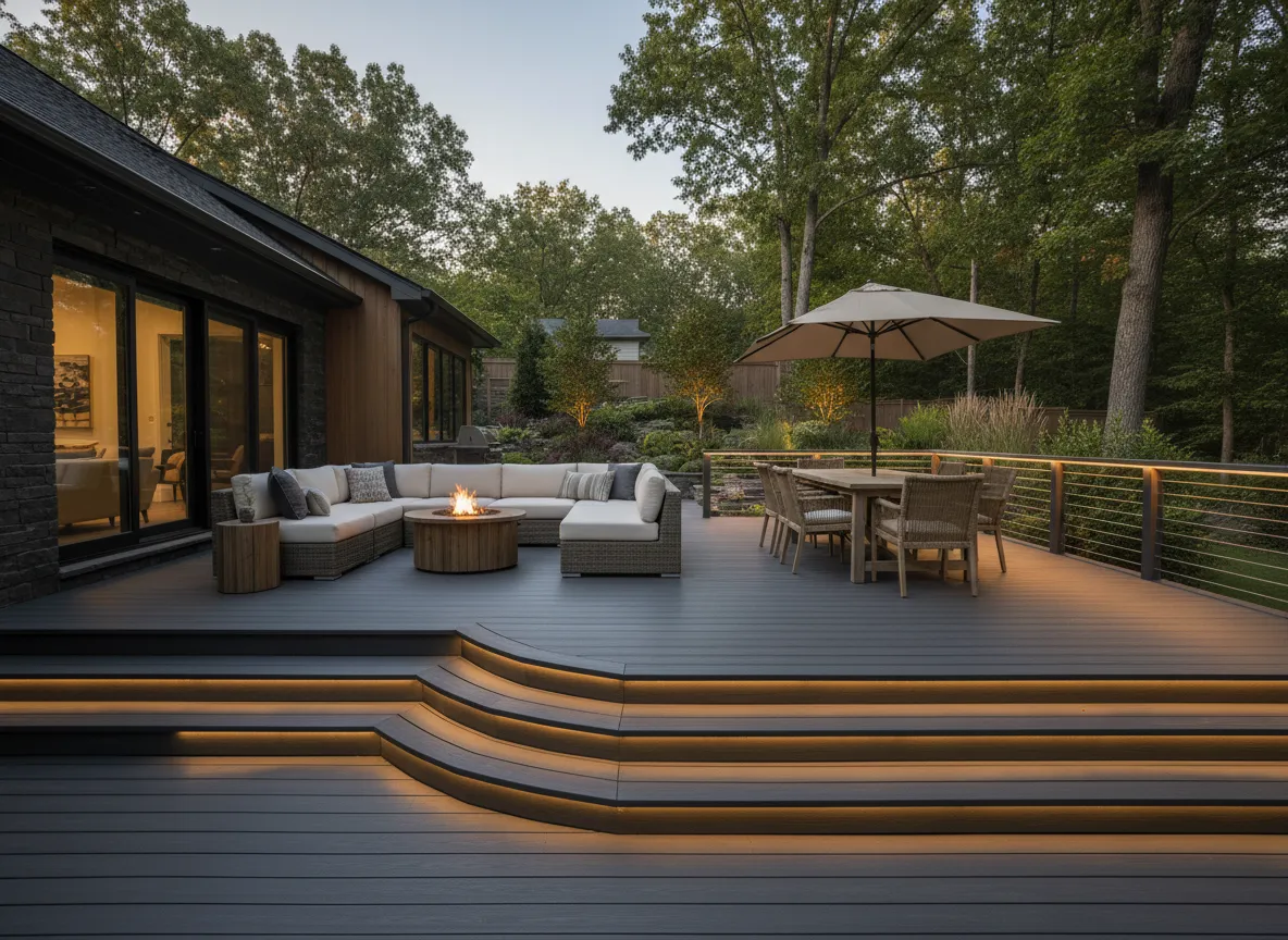 Trex deck upgrade design ideas for Nashville backyard