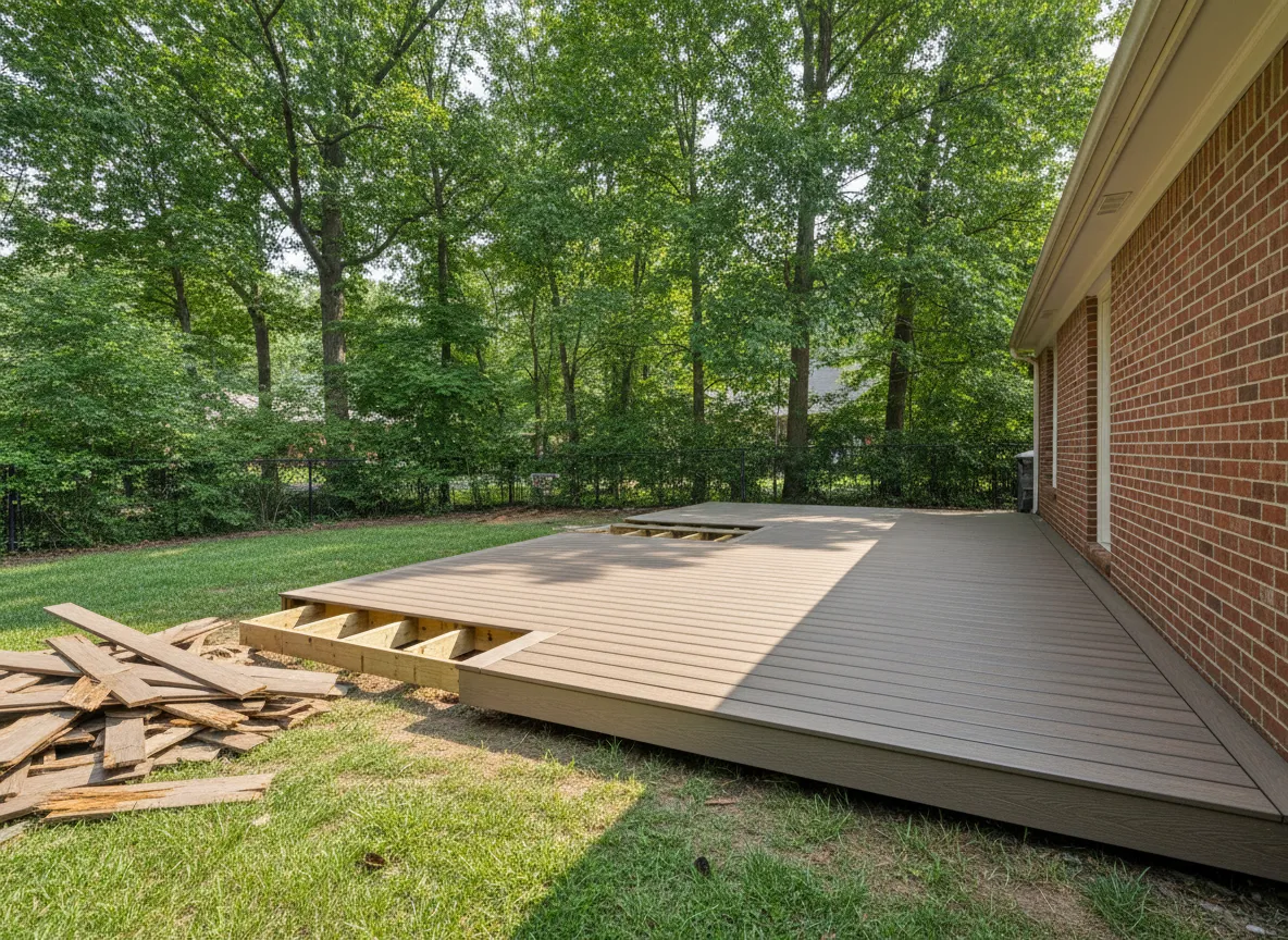 Trex deck replacement Nashville upgrading wood deck