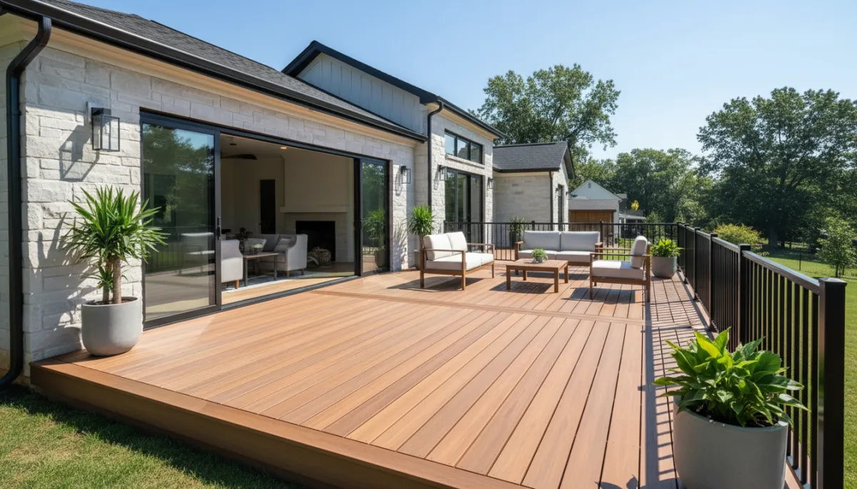 Trex deck cost Nashville composite deck installation project by local contractor