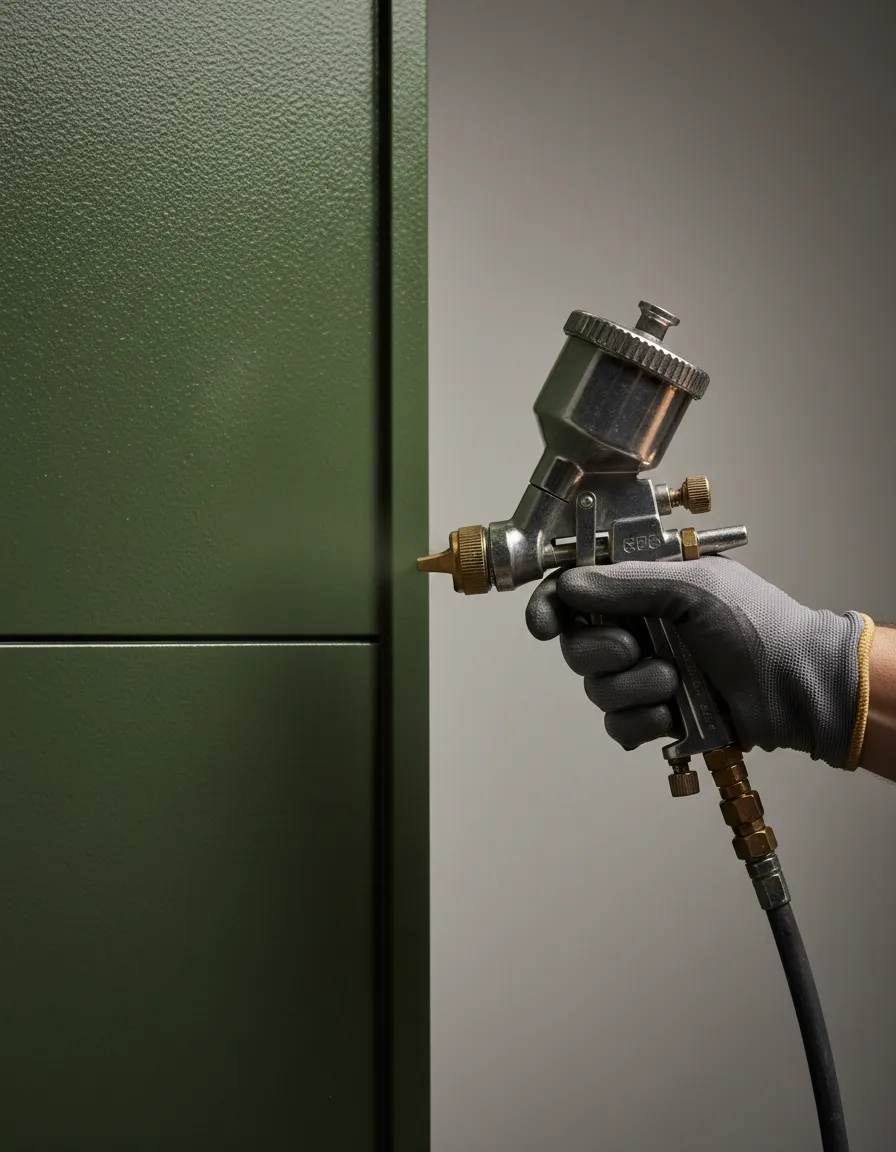 Professional applying thick elastomeric exterior coating