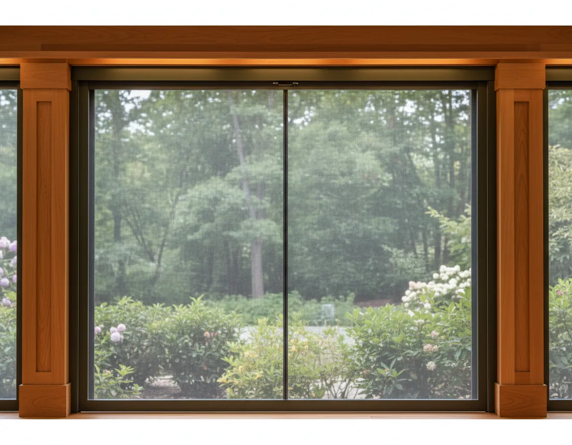Motorized electric screens for porch enclosures