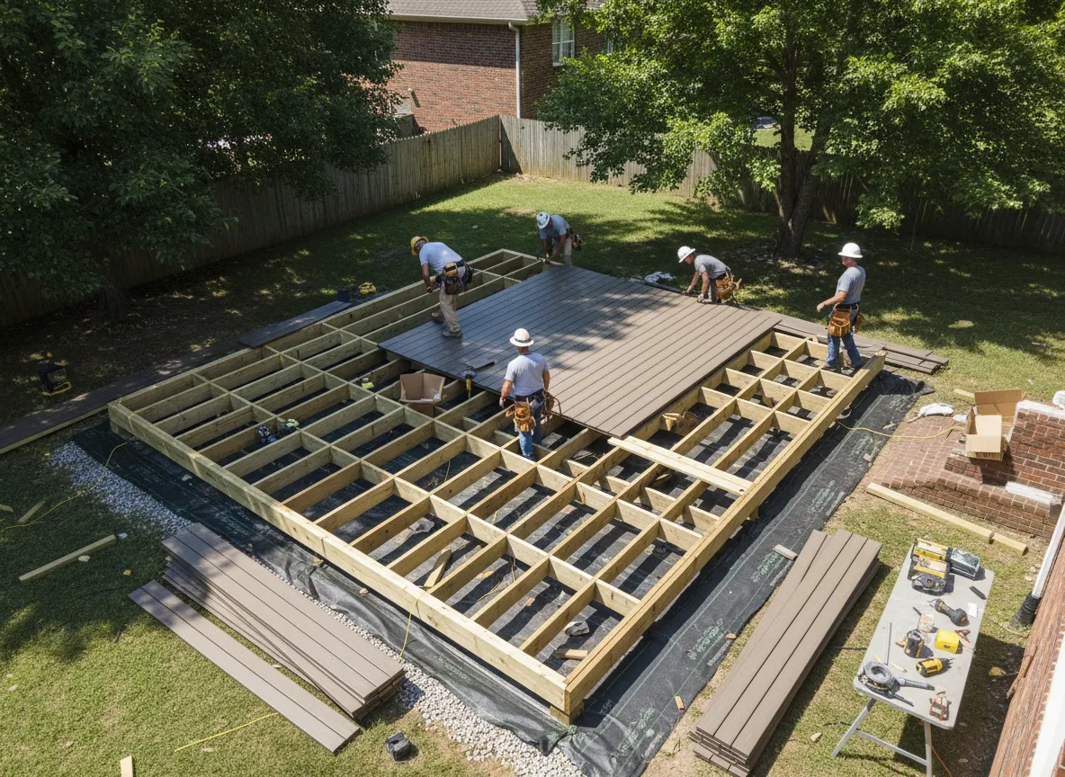 Trex composite deck installation cost breakdown for Nashville backyard