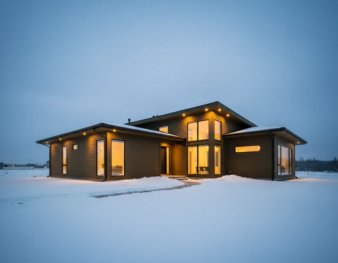 Energy efficient home exterior with premium siding