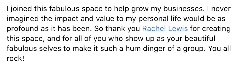 Testimonial screenshot 3