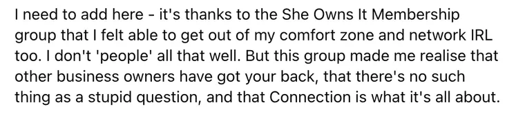Testimonial screenshot 4