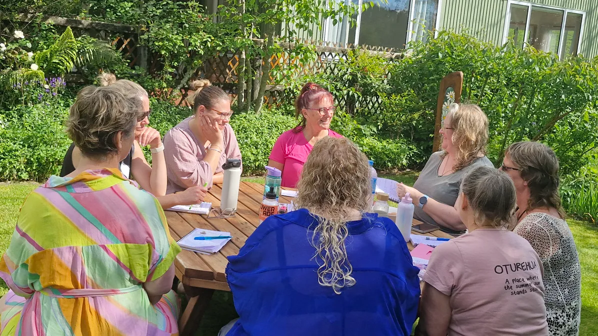 Gallery image showing people enjoying a retreat