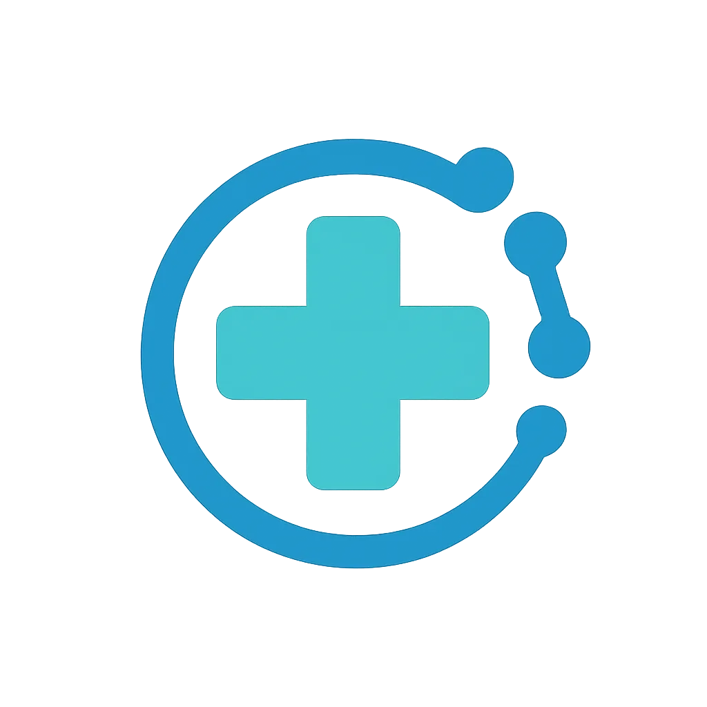 ClinicaSystem emblem representing clean medical tech identity