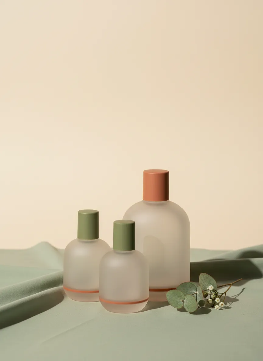Botanical ingredients in natural light