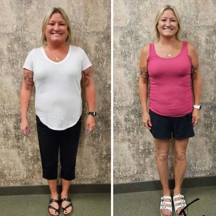 Cathy J before and after weight loss