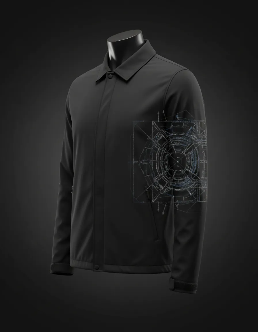 Particle Collider Embroidered Jacket