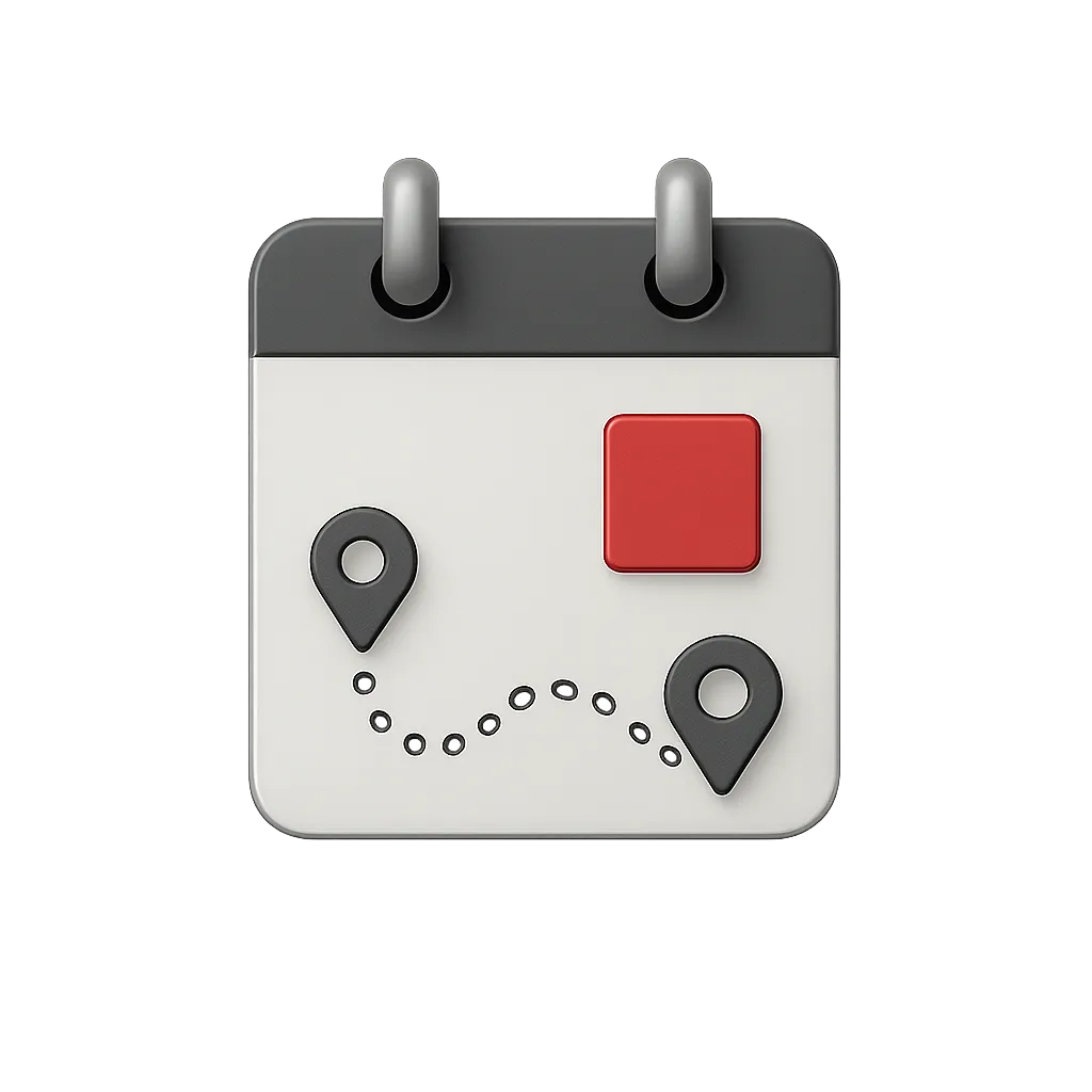 Scheduled routes icon