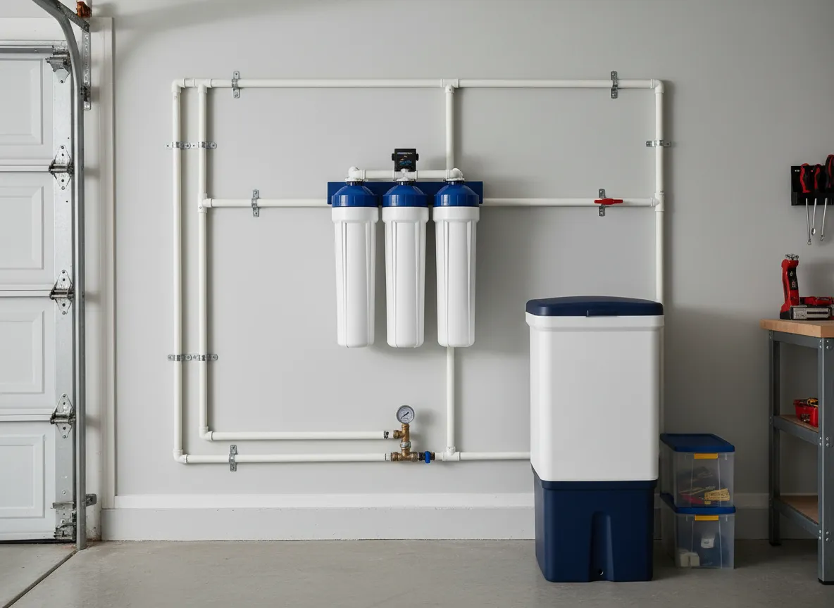 Whole-home water filtration system
