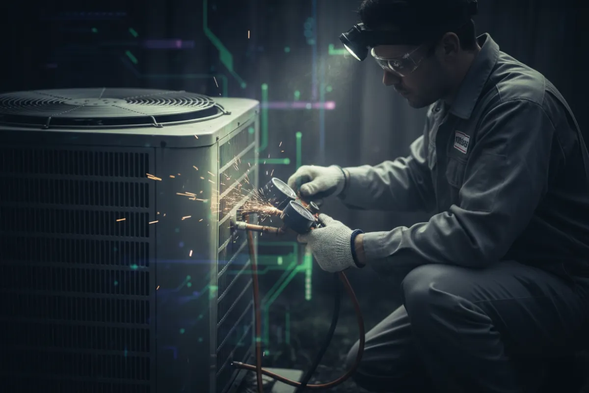 HVAC Website Demo Screenshot