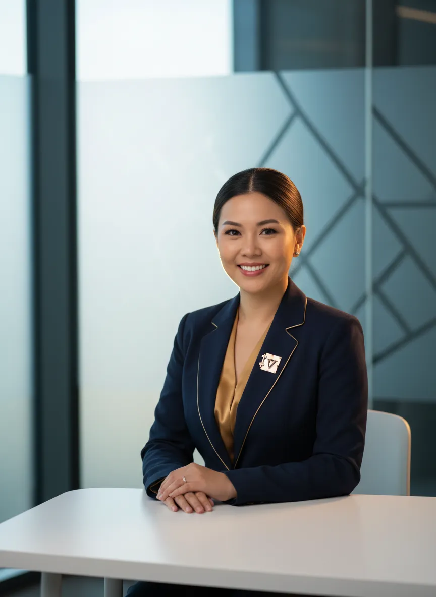 Friendly customer support professional for Venture Vault Network