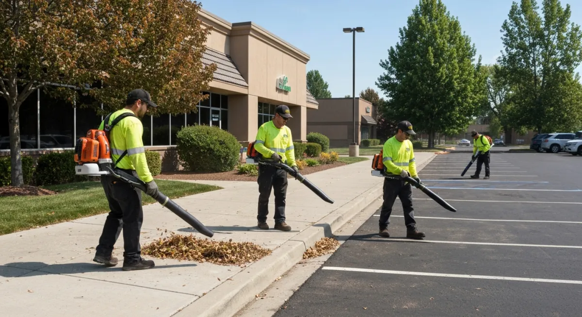 Yard cleanup and blowing service in Boise, Idaho