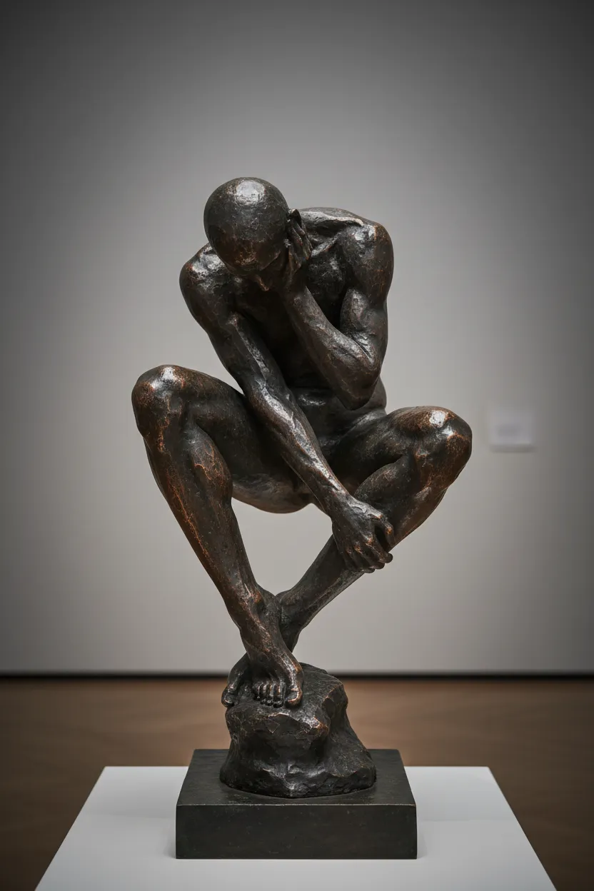 Figurative Bronzeskulptur von Woytek