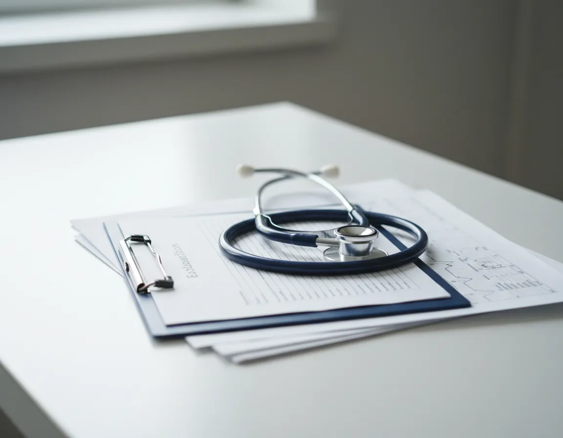 Stethoscope on documents