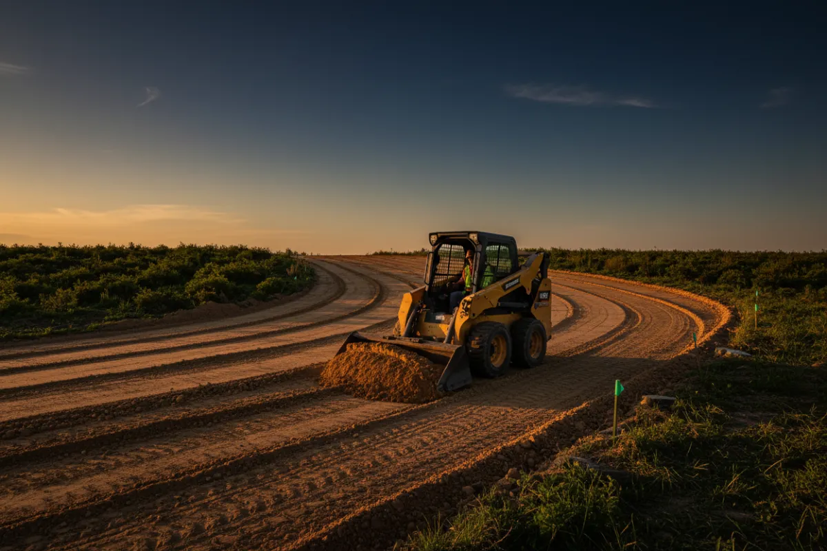 Grading and drainage property correction