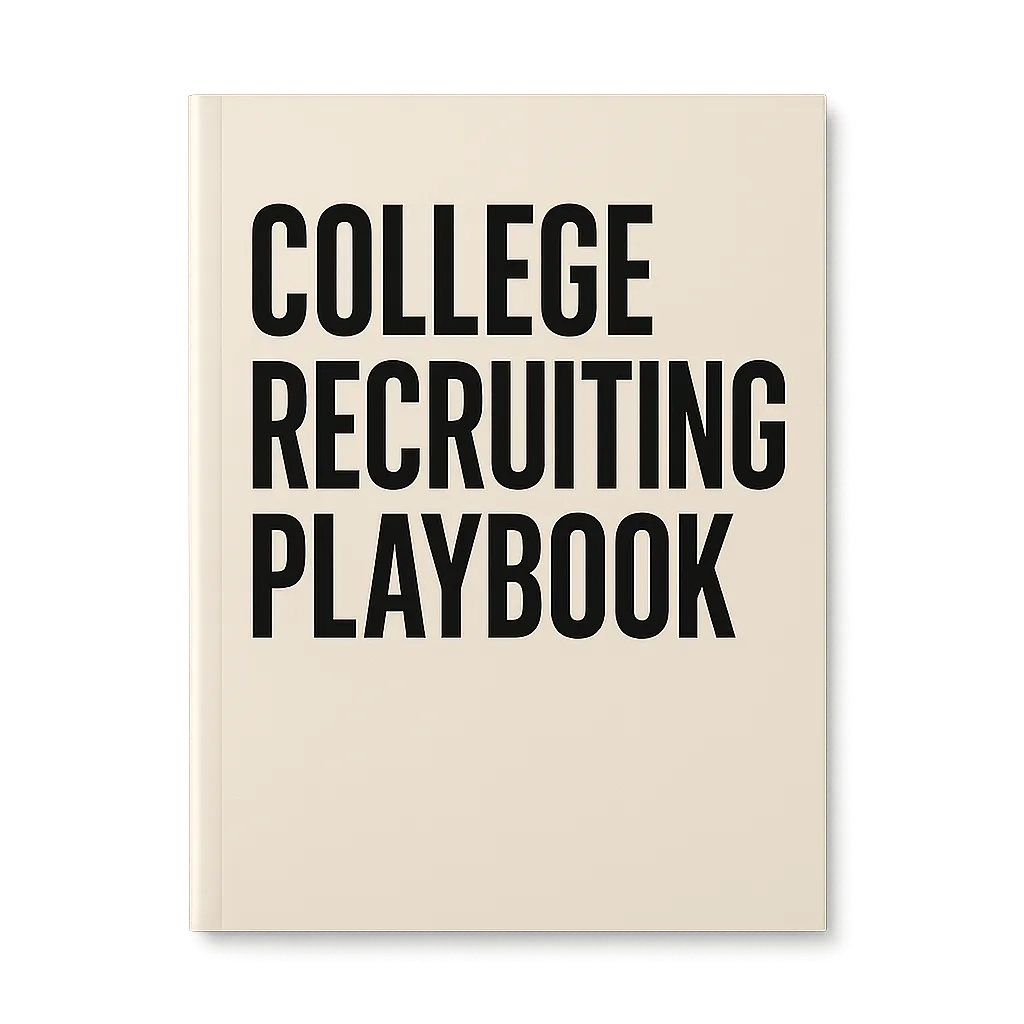 College Recruiting Playbook Cover
