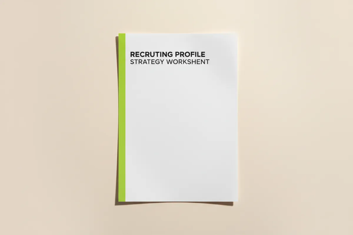 Recruiting profile strategy worksheet thumbnail
