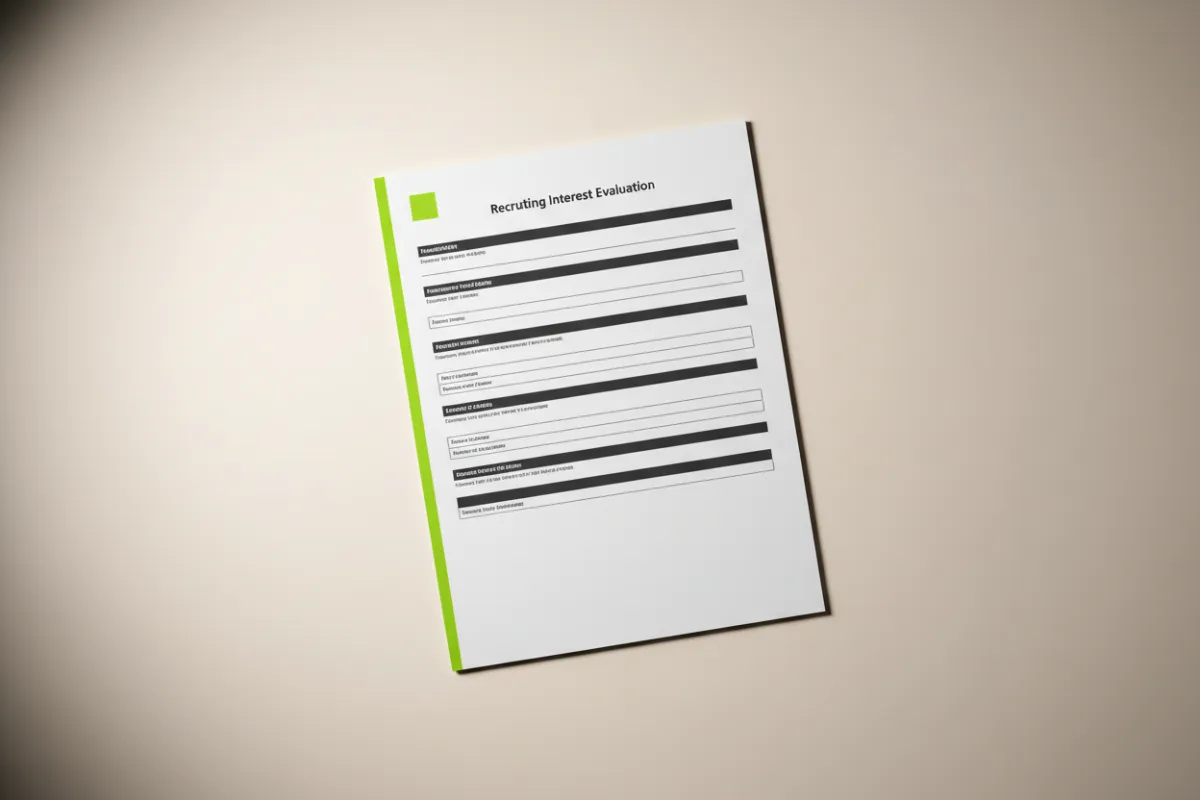 Recruiting interest evaluation worksheet thumbnail