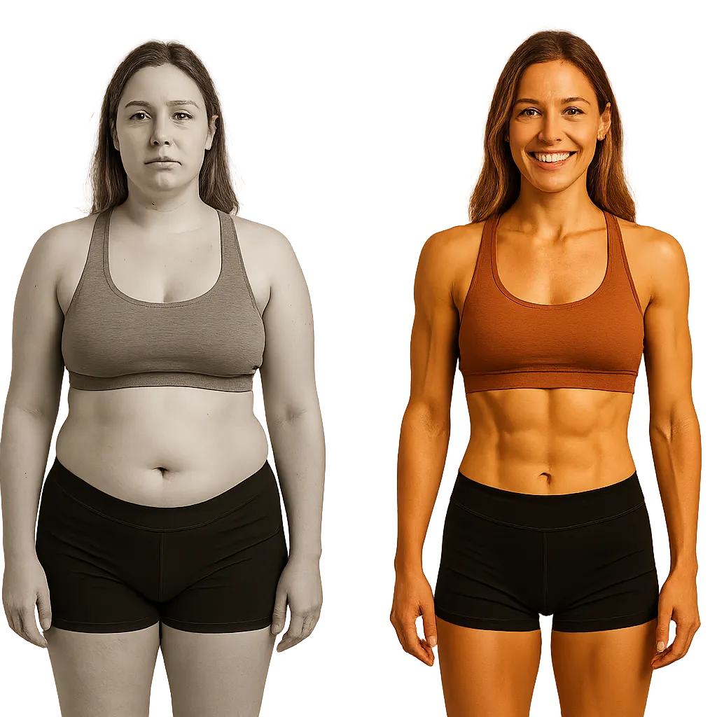 Clare Devine Before and After Transformation