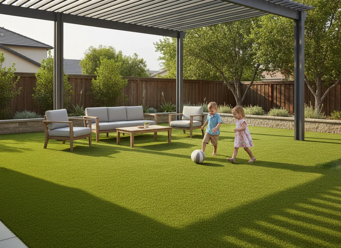 Front yard instant turf transformation