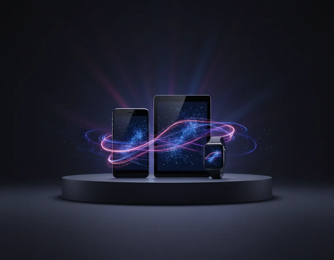 Multiple smart devices synced and updating continuously