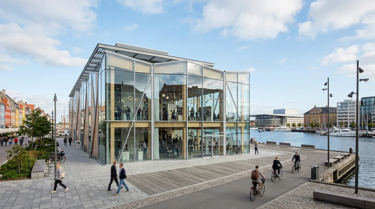 The Glass Pavilion cultural space Copenhagen