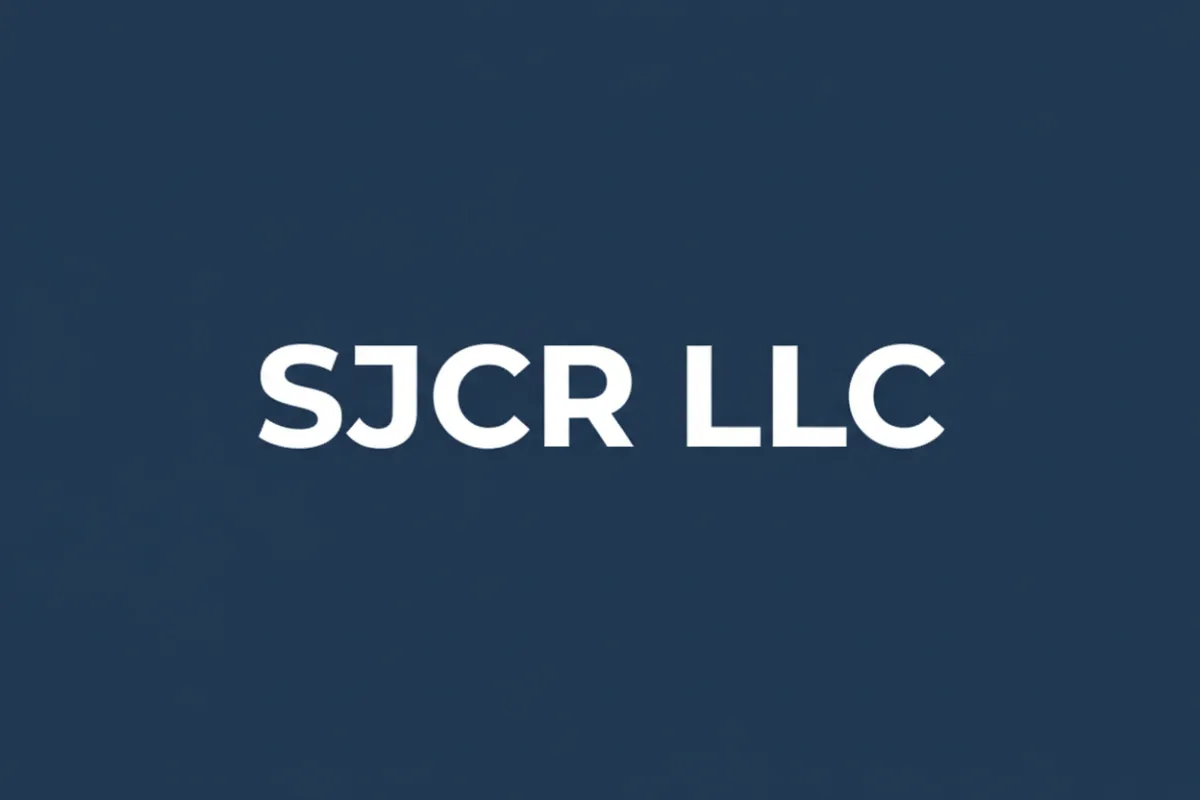 SJCR LLC compact wordmark logo