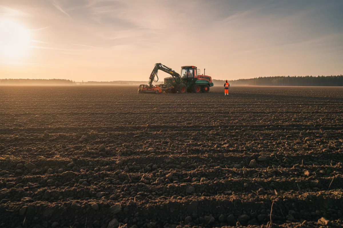 Land Clearing in Central Illinois