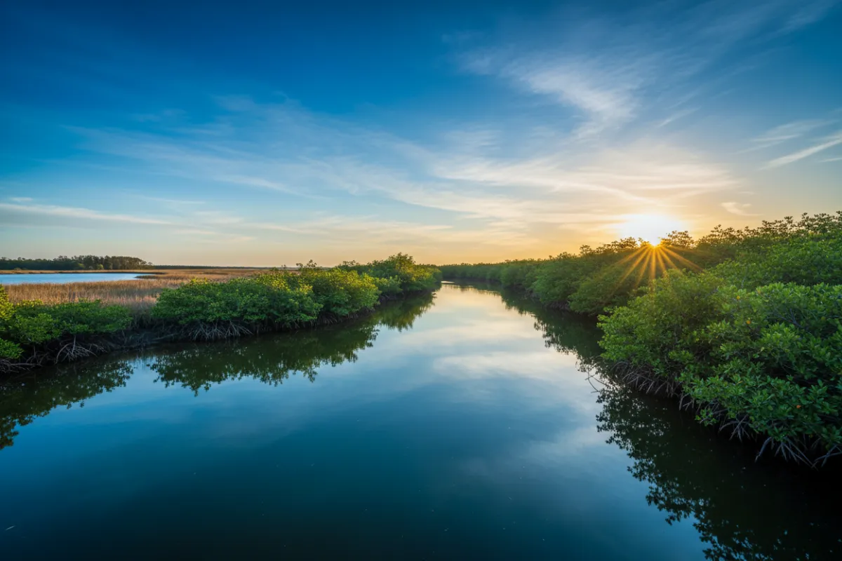 Coastal view of Robinson Preserve in Bradenton FL, showing local area expertise of Dennis Wells