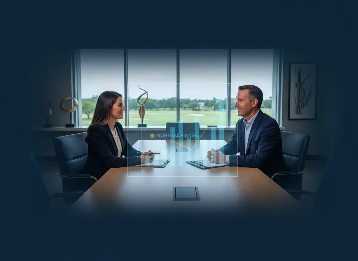 Dennis Wells discussing competitive mortgage rates in Florida