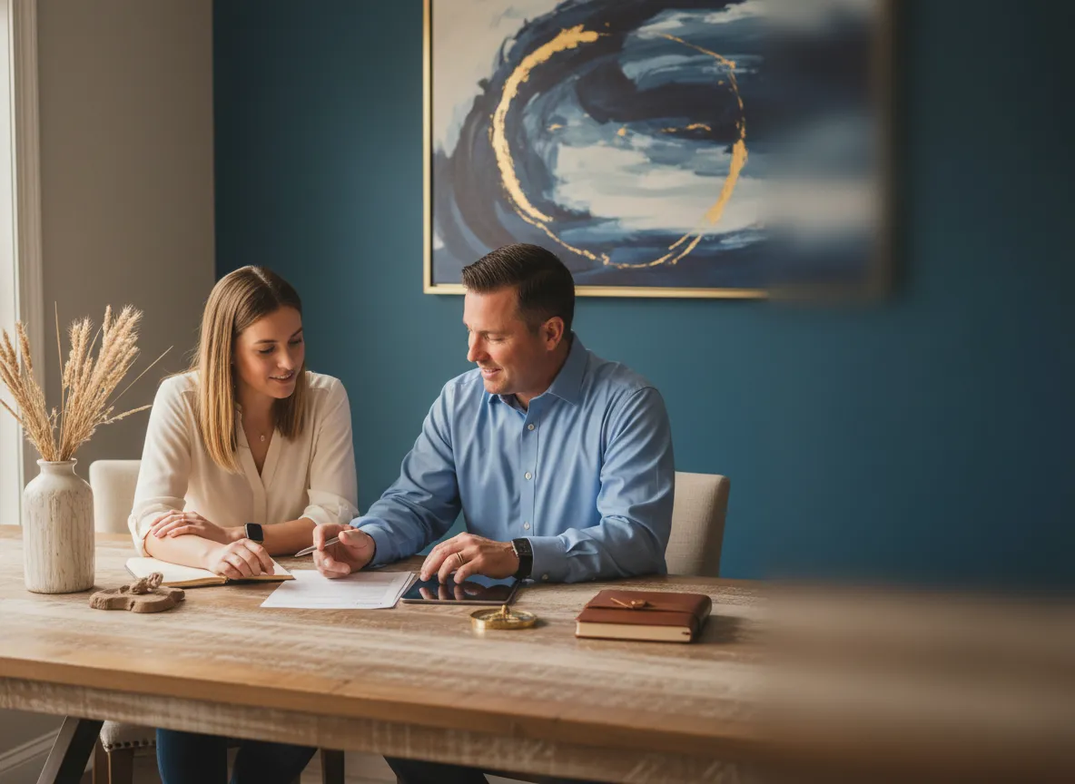 Dennis Wells providing personalized one-on-one mortgage service