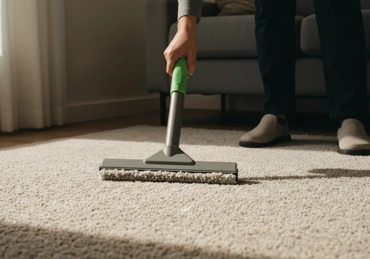 Deep cleaning of a premium carpet