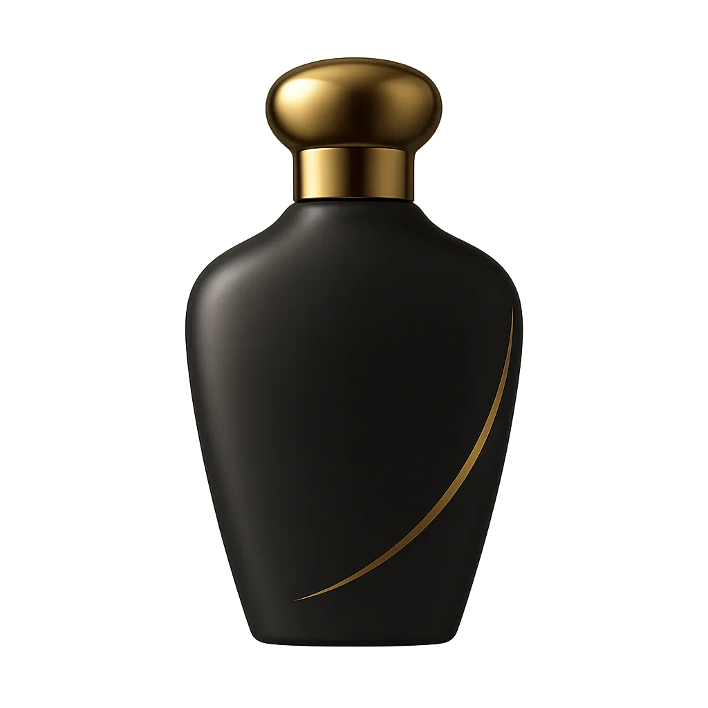 Golden Iris Perfume Bottle