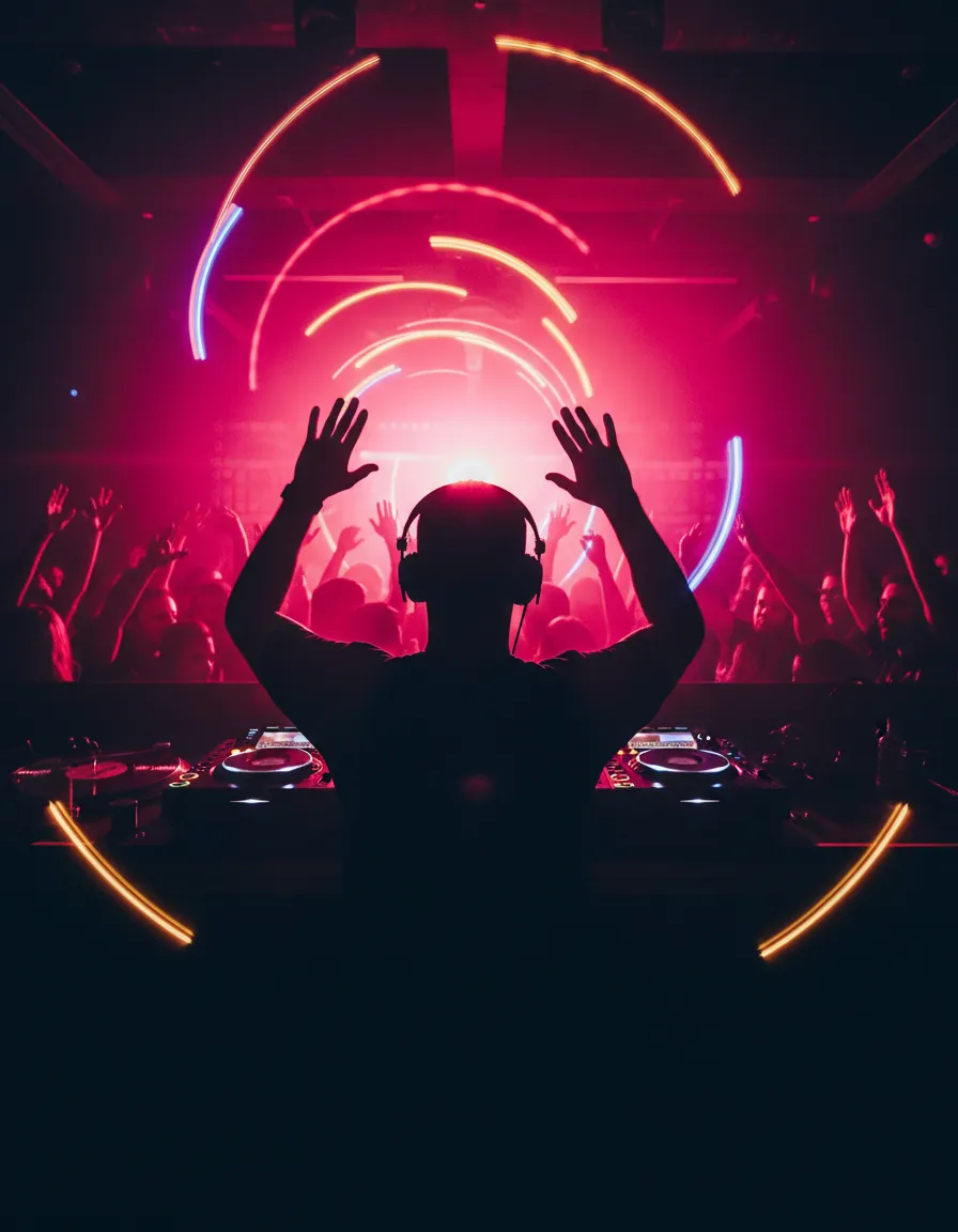 DJ playing music at the afterparty