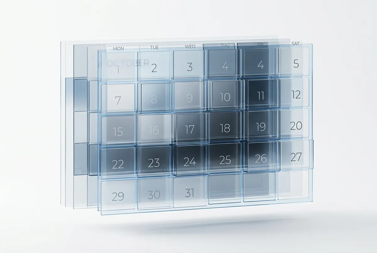 Automated calendar booking interface dashboard showing real-time slot coordination and confirmation sync