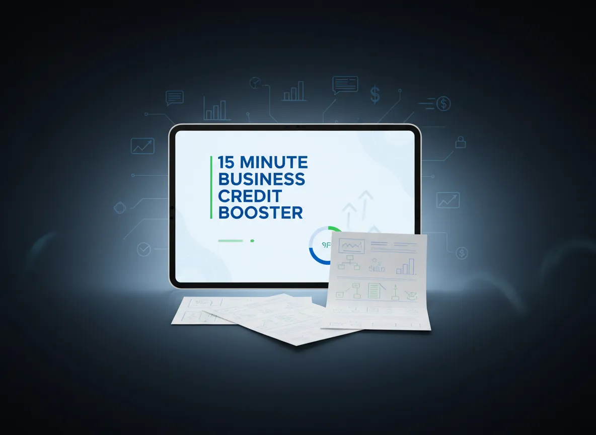 15 Minute Business Credit Booster guide mockup