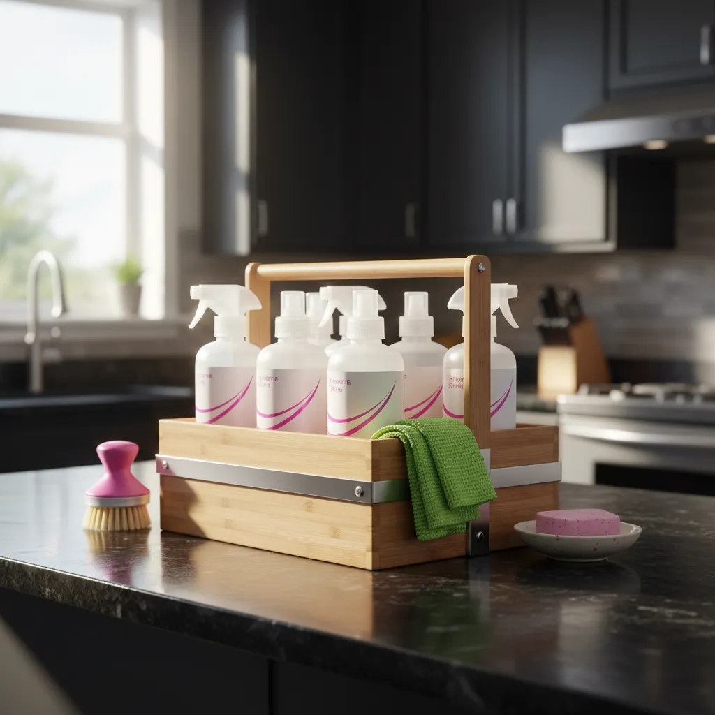 Professional cleaning supplies included with service