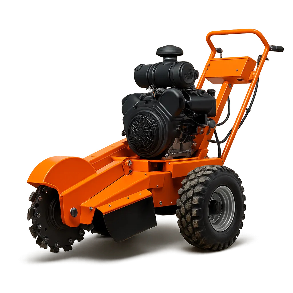 Professional heavy-duty stump grinding machine